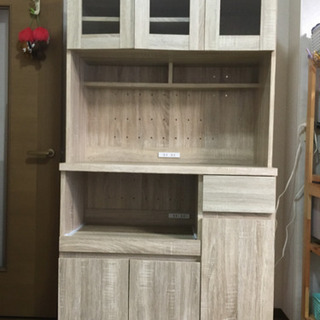 [お取引き中]食器棚 レンジボード キッチンボード キッチン収納棚