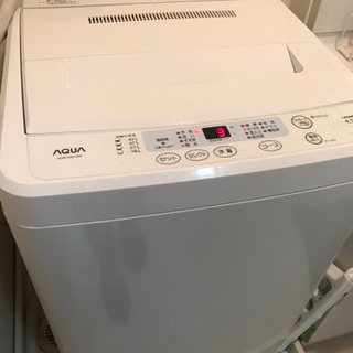 AQUA洗濯機（2013年製） 譲渡者決定