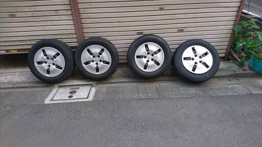受付終了 ステップワゴンrg中古ホイール15インチ純正アルミ タイヤセットです Fullrun5 65r15 しんくん 公津の杜のタイヤ ホイールの中古あげます 譲ります ジモティーで不用品の処分