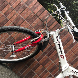 26インチ 折りたたみ マウンテン Switzsport MTX 18段変速 