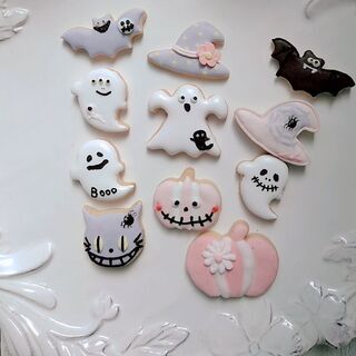 ハロウィンアイシングクッキー作りましょう♥