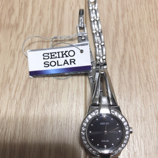 SEIKO ソーラー腕時計 キュービックジルコニア 26000円