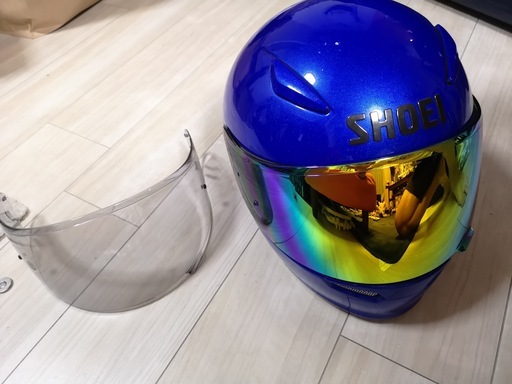 交渉中！ショウエイ　Z-6 Lサイズ ヘルメット　ブルー　定価約52000円　SHOEI