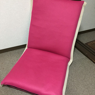 [再値下]ピンクの座いす