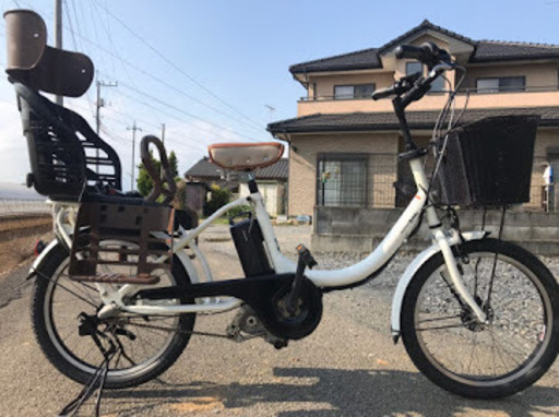 ８－３５　☆電動自転車ヤマハパスバビー　20インチ　充電器なし