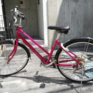 ブリジストン　ビレッタVT66T　自転車　ピンク