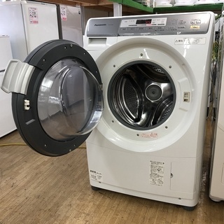 美品【 Panasonic 】パナソニック 洗濯6.0kg/乾燥3.0kg ドラム洗濯機プチドラムマンションサイズ ダンシング洗浄 NA-VD100L