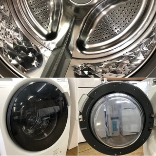 美品【 Panasonic 】パナソニック 洗濯6.0kg/乾燥3.0kg ドラム洗濯機プチドラムマンションサイズ ダンシング洗浄 NA-VD100L