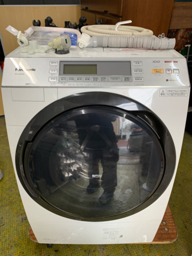 ドラム洗濯機 パナソニック 2016年 10kg/6kg NA-VX7600L Panasonic 風呂ホース未使用 引き取りのみ 川崎区 KK