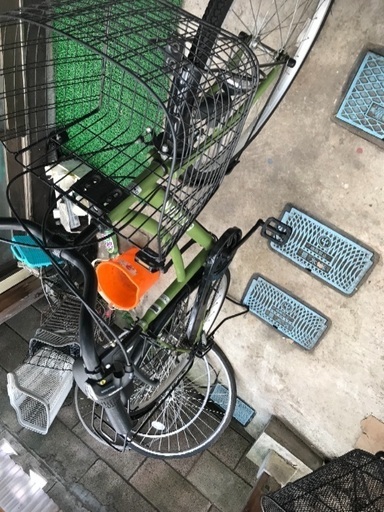27インチギア付き自転車みどり売ります