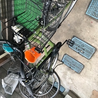 27インチギア付き自転車みどり売ります