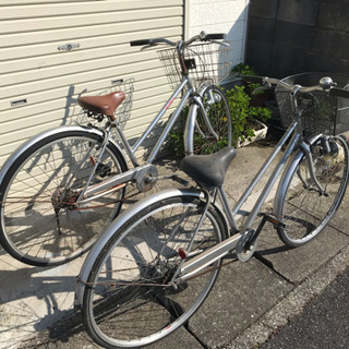 自転車(汚れ、パンクあり)2台(9/3(火)まで！)