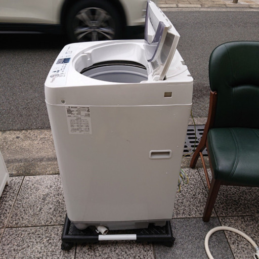 #2716 シャープ 5.5kg 全自動洗濯機 ES-GE55N 2014年製