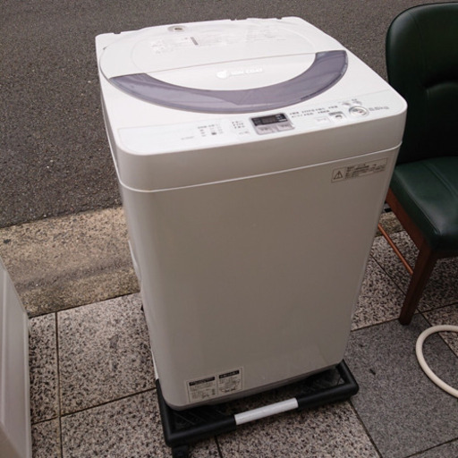 #2716 シャープ 5.5kg 全自動洗濯機 ES-GE55N 2014年製