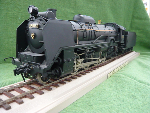 D51 蒸気機関車 1/42 金属製 鉄道 模型 線路付き 汽車　札幌　西岡