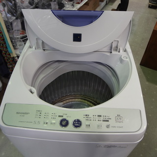 シャープ5.5㎏洗濯機ES－55E8 2012年製【モノ市場東浦店】