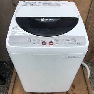 配送無料】SHARP 5.5kg 洗濯機 ES-GE55K 配送無料】SHARP 5.5kg 洗濯機 ES-GE55K