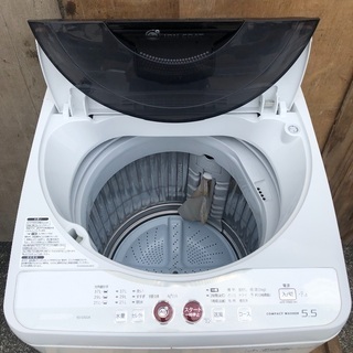配送無料】SHARP 5.5kg 洗濯機 ES-GE55K