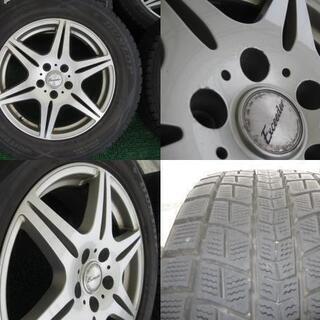 1７インチ7.0J/トヨタハリアー使用/Exceeder/5穴114.3（キズ、ガリ、腐食あり）/タイヤ225/65R17/8～9分山/4本セット 