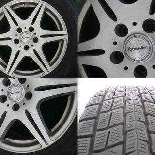 1７インチ7.0J/トヨタハリアー使用/Exceeder/5穴114.3（キズ、ガリ、腐食あり）/タイヤ225/65R17/8～9分山/4本セット 