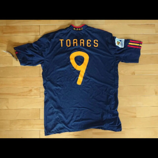 新品タグ付き フェルナンド・トーレス スペイン代表 ユニフォーム XL
