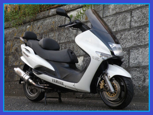 【御成約有難う御座いました】☆MAX110km!BURIALマフラ-!水冷4スト綺麗!絶好調 マジェスティ125FI タイヤ＆ブレーキ消耗品OK早くて乗り易いメットインスクーターです！