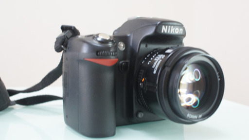 一眼レフ: Nikon d80+ AF nikkor 50mm F1.4: 綺麗にボケます。