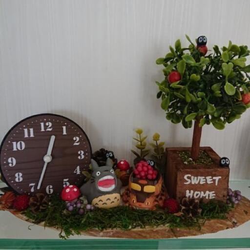 ジブリ トトロ 時計 カレンダー ハンドメイド えりか 苫小牧の家電の中古あげます 譲ります ジモティーで不用品の処分