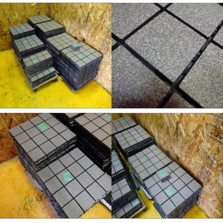 （4056-0）現状品　ジョイントタイル  杉浦 ベランダタイル  サイズ約400×400　陶器製　割れも有り 大阪 