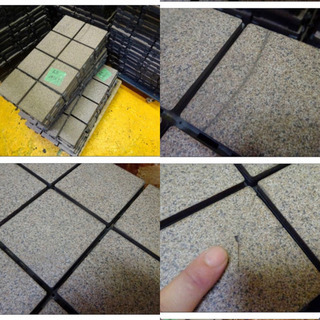 （4056-0）現状品　ジョイントタイル  杉浦 ベランダタイル  サイズ約400×400　陶器製　割れも有り 大阪 