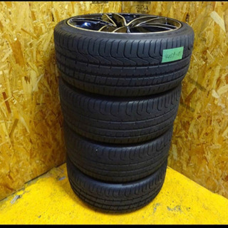 (4059-0)訳アリ☆アウディ　A6/A6アバント　S6タイプホイール/ホイール☆4本セット☆タイヤ　ピレリ　PZERO