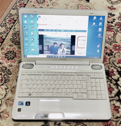 東芝 dynabook16インチ/Core2/メモリ4GB/320GB/ブルーレイ/Win10pro/無線LAN/Office/すぐ使える
