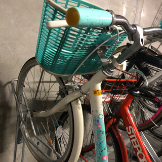 女の子の自転車