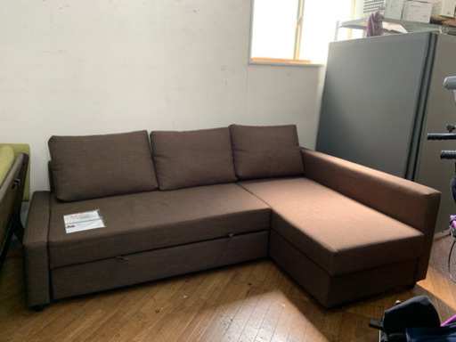 【IKEA】コーナーソファベッド 収納付き (幅230cm) ソファ