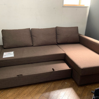 IKEA】コーナーソファベッド 収納付き (幅230cm) ソファ