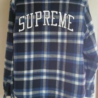 Supreme Quilted Arc Logo Flannel...