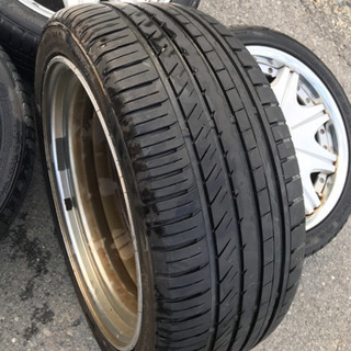 【高品質】 社外ホイール付き4本セット WORK VARIANZA 19X8J ET40 5X114.3 その他