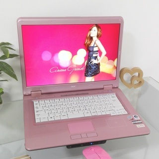 綺麗で可愛いラグジュアリーピンク♪ 高性能core2 デュアルコア