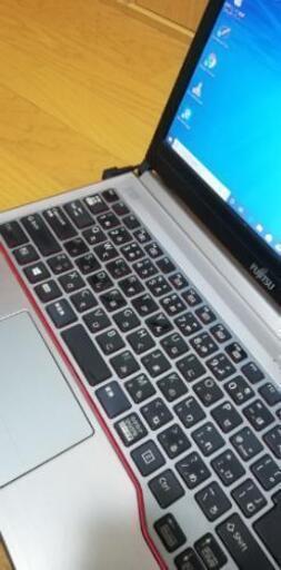 薄型ノートPC 】 高性能core i5 新品SSD120GB 富士通 FUJITSU シルバー