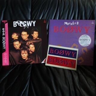 BOOWY レコード 5枚( ポスター、ステッカー、カード 付)  BOΦWY  氷室京介  布袋寅泰