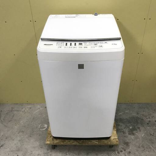 QB987 【全行程/稼働済み】 高年式 良品 ハイセンス 洗濯機 17年製