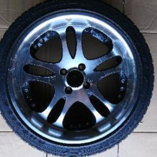 メーカ不明 ホイール・タイヤ 4本 セット 215/40R17 7J +28