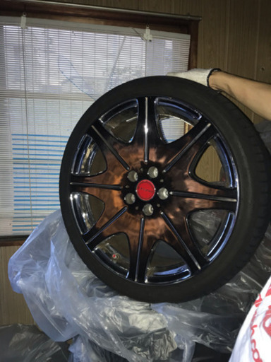 LEGZAS 逆反りメッキ 19 pcd114.3