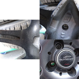 ☆バリ山☆ ブリヂストン BLIZZAK VRX 165/70R14 / A-TECH SCHNEIDER 14インチ ４穴 100㎜ +38㎜ ４本セット