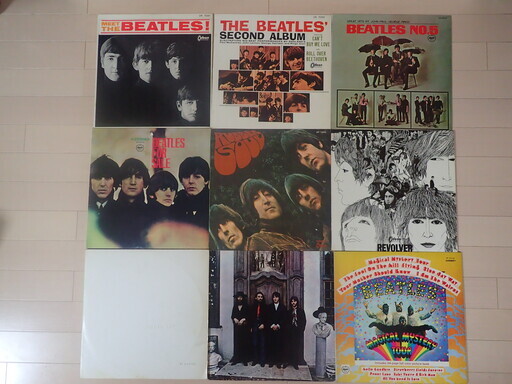 オール赤盤 THE BEATLES ザ・ビートルズ / 東芝音工  ９タイトル全１０枚