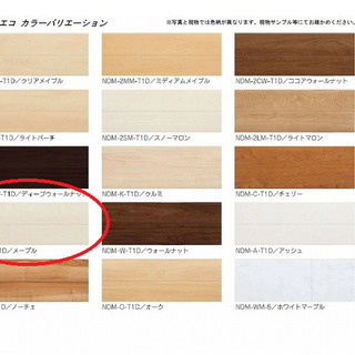 フローリング丸玉産業の木質床材　2坪分メープル色 フローリング丸玉産業の木質床材 2坪分メープル色