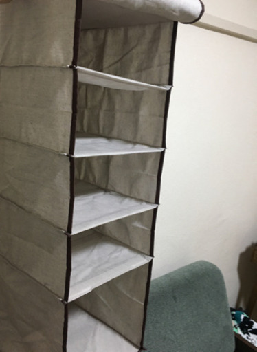 ニトリ 吊り収納５段 ブラウニー You 立川の収納家具 タンス 衣類収納 の中古あげます 譲ります ジモティーで不用品の処分