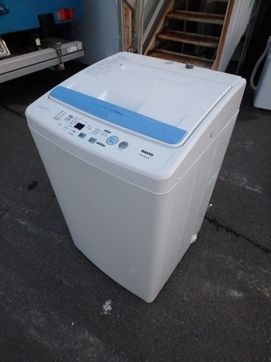 ★ガッツリ清掃済み ☆2009年製☆SANYO全自動電気洗濯機 ASW-60BP 6.0㎏
