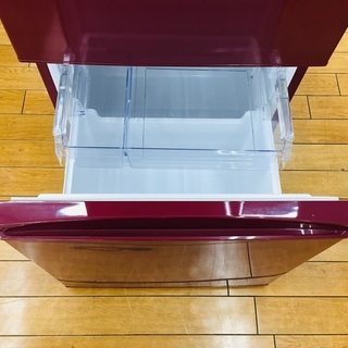 家電 【トレファク鶴ヶ島店】AQUA ワインレッド 2ドア冷蔵庫