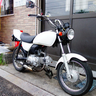 スズキ gs50 カスタム パールホワイト 原付 50cc